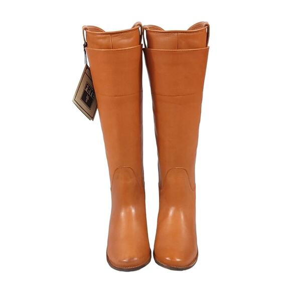 Frye Paige Tall Leather Riding Boots Classic Equestrian Knee-High Cowgirl - Picture 3 of 15